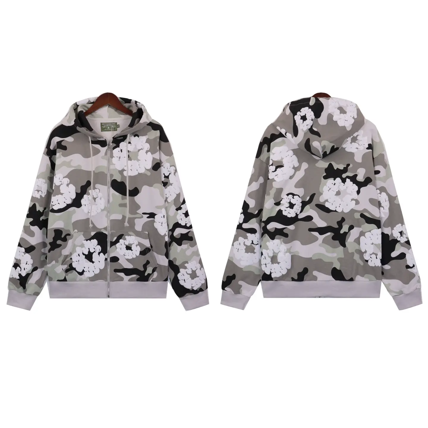 Zipper Camouflage Kapok Sweatshirt OR Long Pants OR Shorts - Correct Version