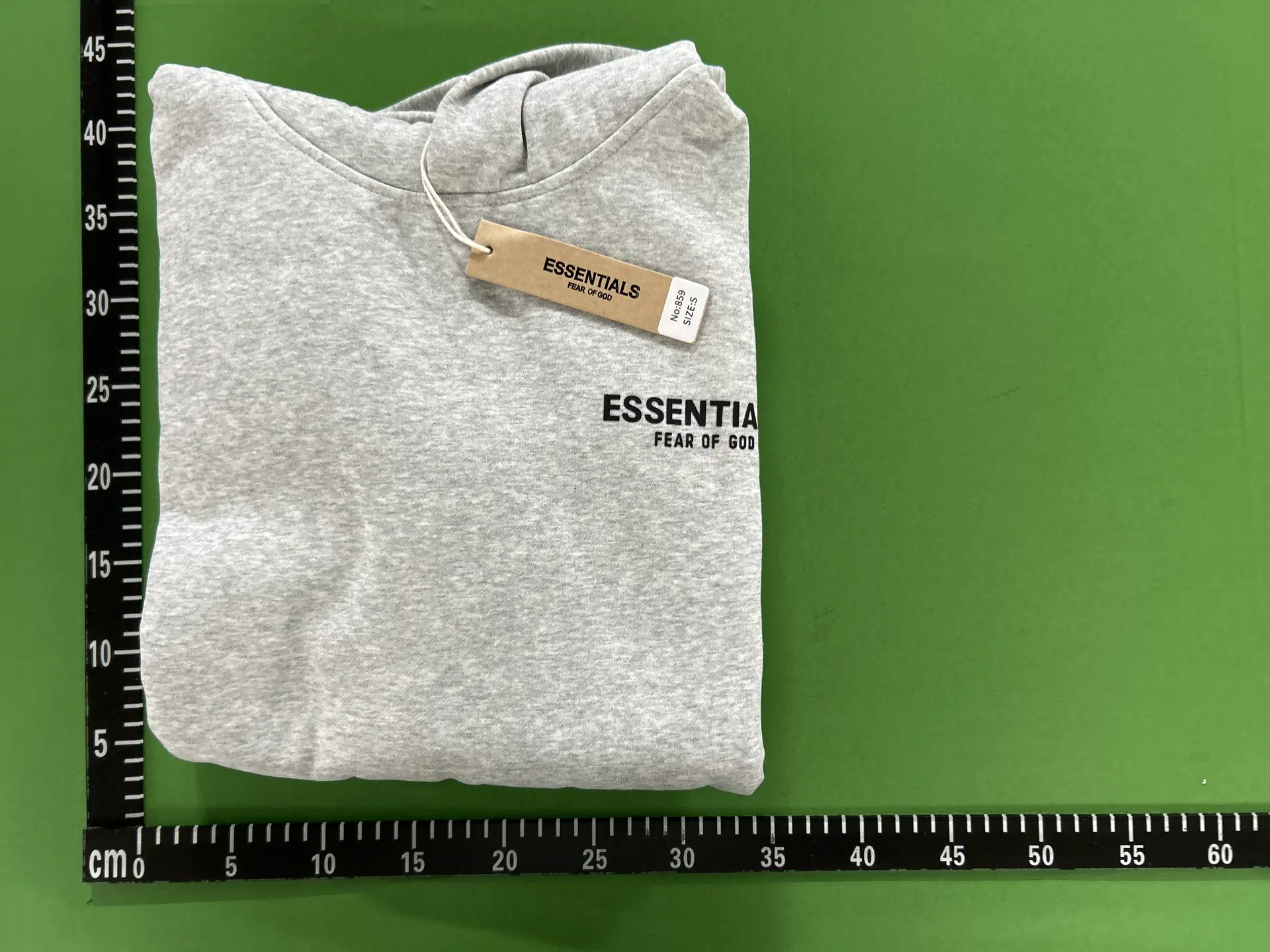 Fear of God Essentials Hoodie Light Heather Grey