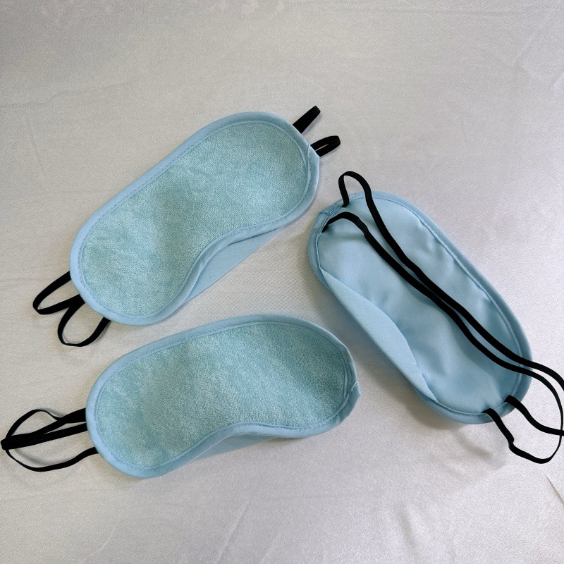 Game Aviation Beauty Sleep Eye Mask Terry Cloth Polyester Cotton Hotel Blackout Eye Mask Manufacturer Spot Direct Sale