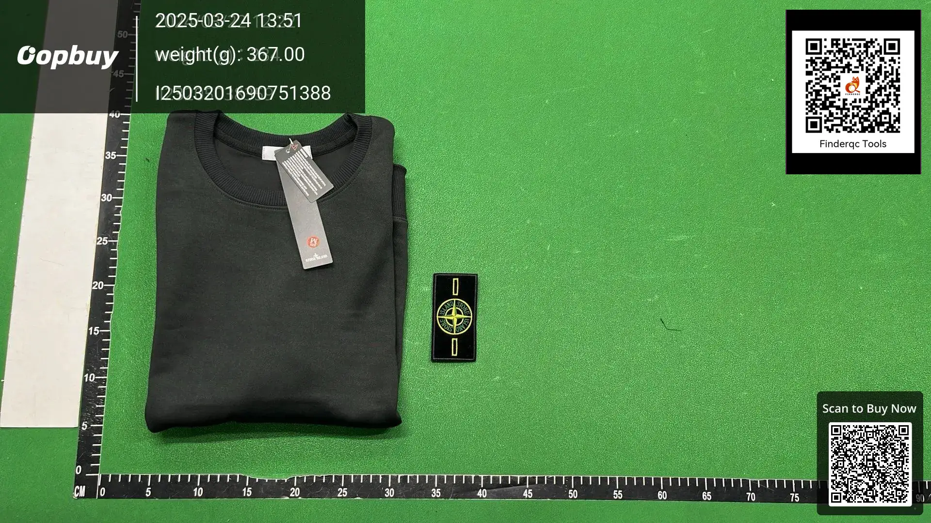 Stone Island Crewneck Sweatshirt Black