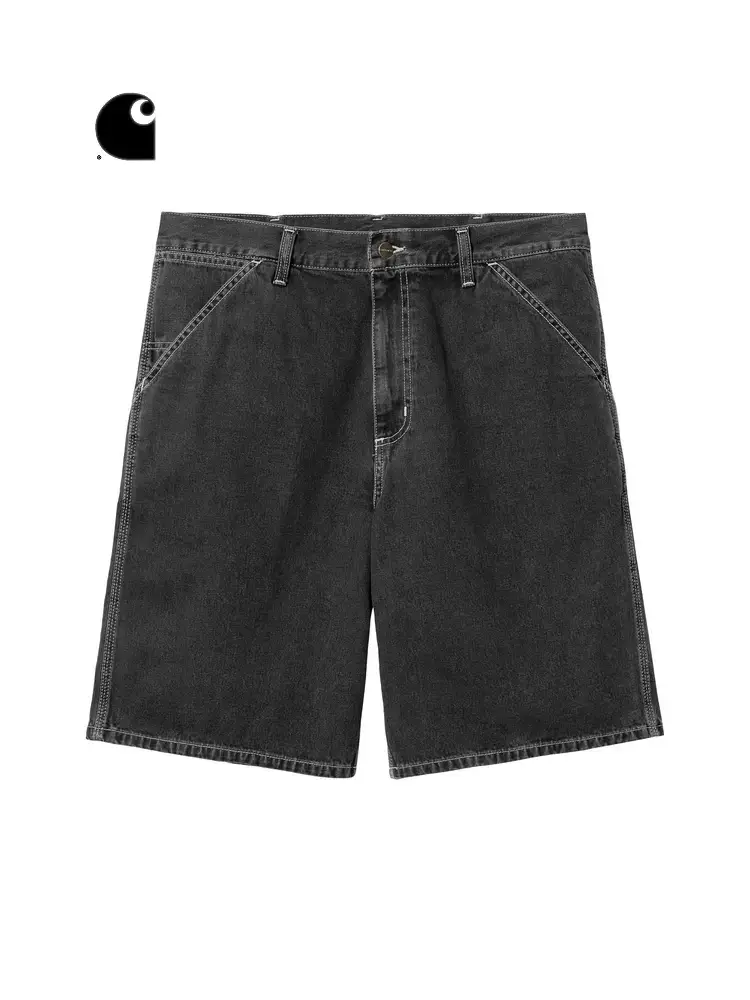 Carhartt Wip shorts Men's Wear Summer New Classic Logo Label Multi Flap Pocket pants Washed Denim parka