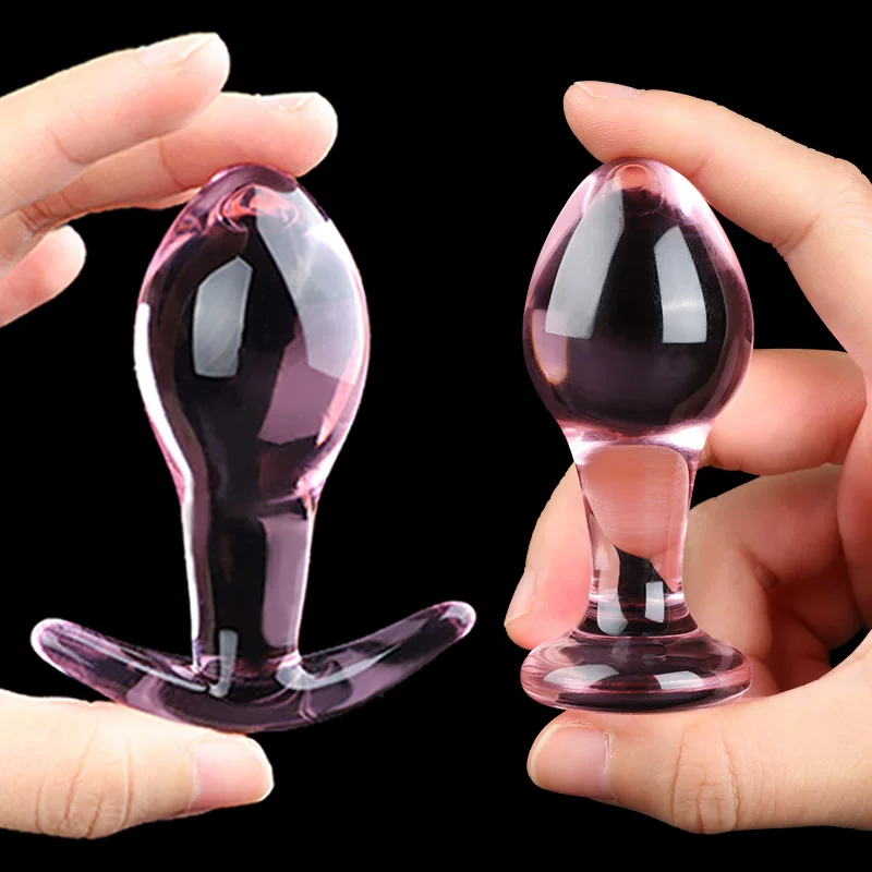 Crystal Anal Plug Underwear, Transparent and Invisible, for Men and Women, for Long-Term Use, Anal Dilator, Small Size, Beginner-Friendly