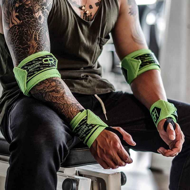 Pr Wheel Brother Training Bench Press Assist Belt Weightlifting Professional Powerlifting Unisex Bodybuilding Anti-Sprain Fitness Wristband