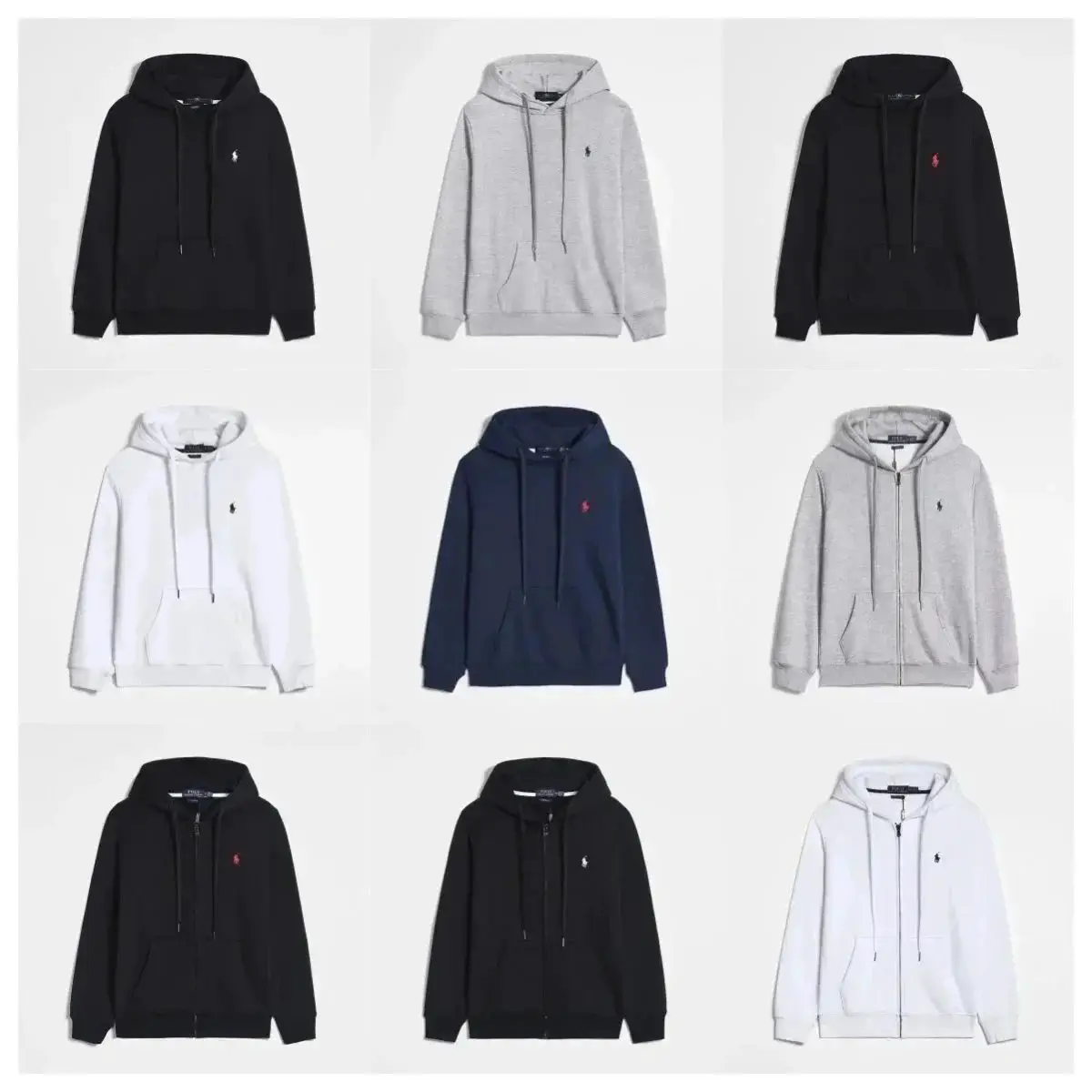 rl hooded zipper sweatshirt 88