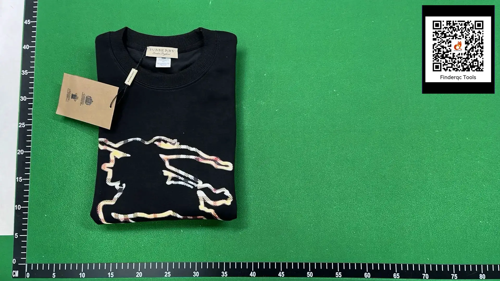 Burberry Black Horseferry Print Sweatshirt