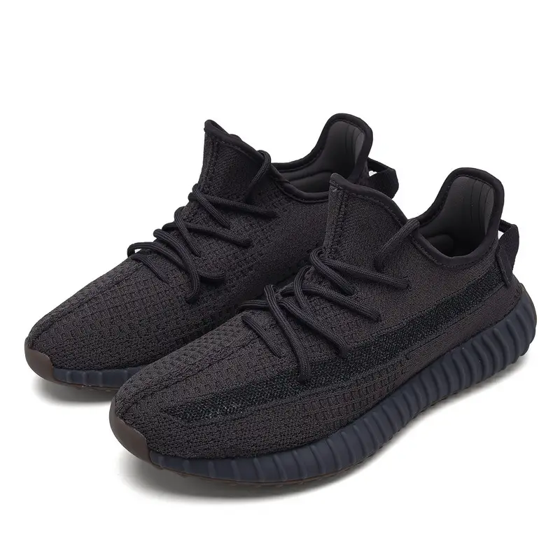 Men's shoes sneaker really popular coconut starry Black Warrior 350 flying woven v2 women's shoes Putian one-piece delivery wholesale
