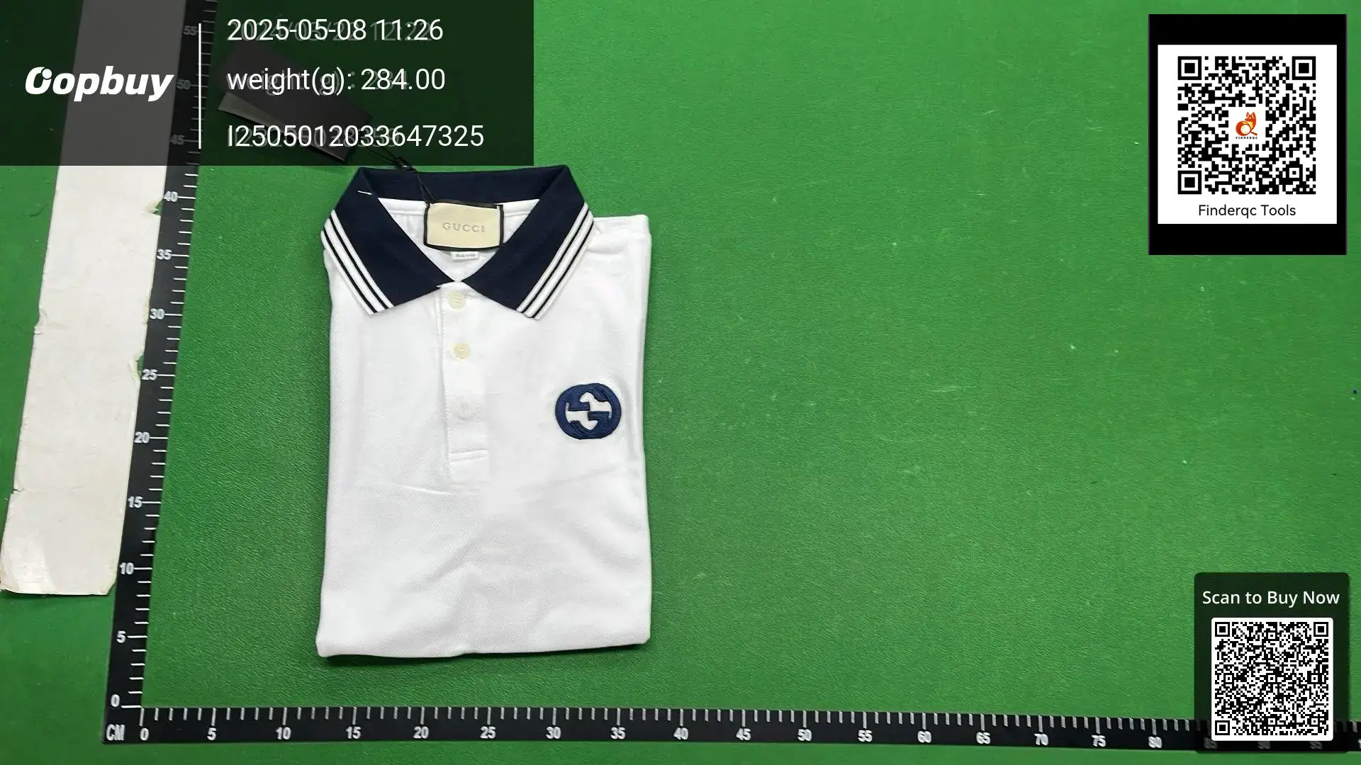 Gucci Polo Shirt White Navy