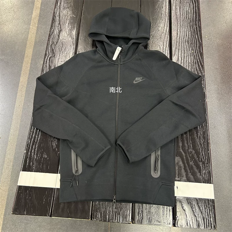Nike/耐克 TECH FLEECE男子针织双拉链头连帽夹克外套FB7922-010