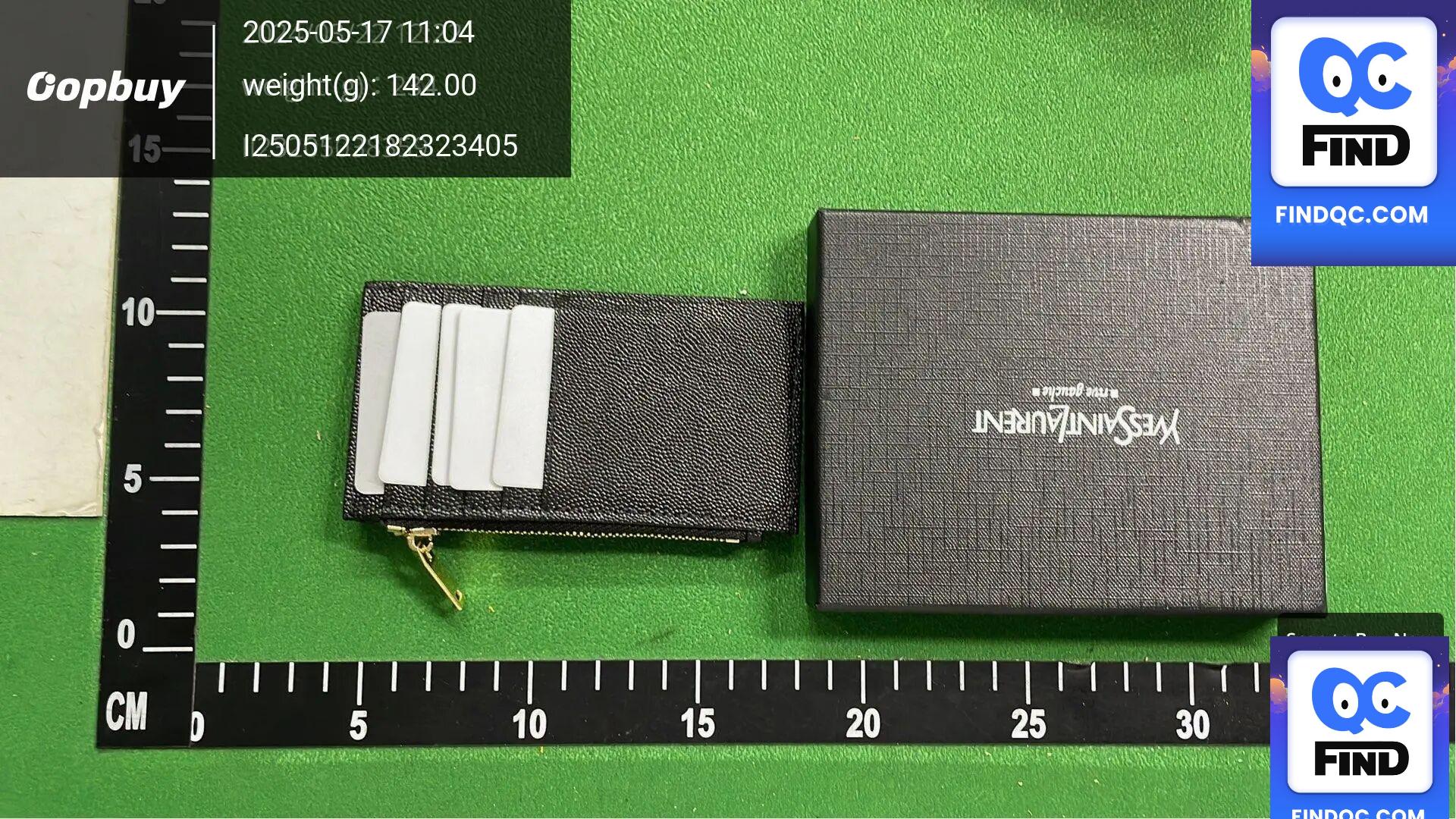 Saint Laurent Card Holder Black QC
