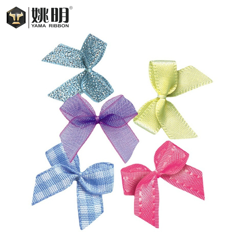 Handmade bow ribbon hairpin hair accessories gift packaging wholesale diy clothing accessories ribbon 2 points bow