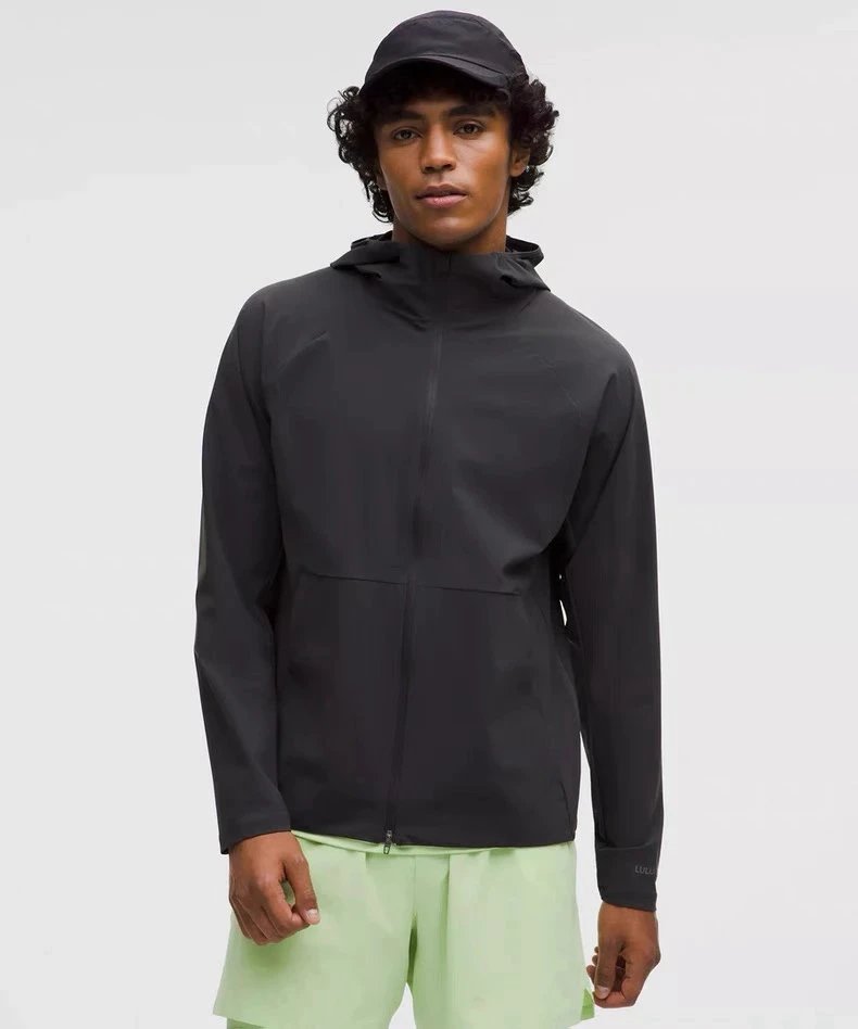 Lu/ Pace Breaker men's quick-drying breathable sports jacket hooded sports shirt