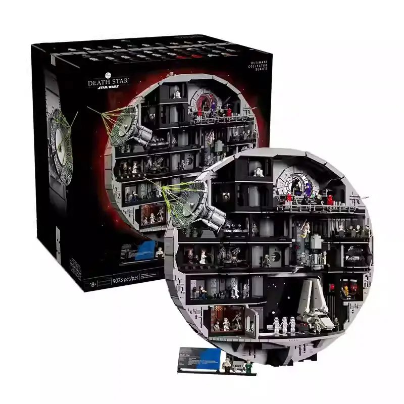 Cross-Border Compatible Lego 75419 Star Wars Series New Death Star Assembled Building Block Model Collection Version Toy