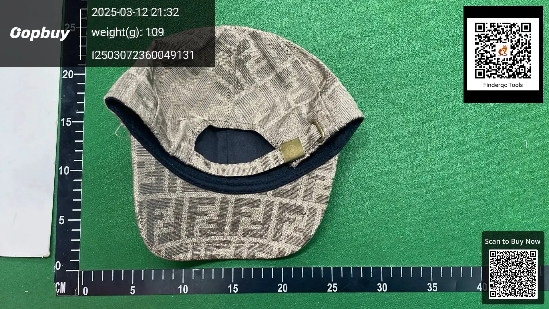 Fendi FF Baseball Cap