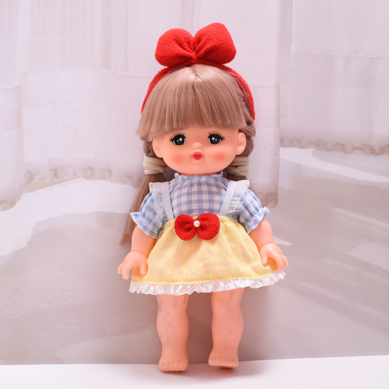 Only the Clothes] Suitable for 25cm Miro Vinyl Doll Clothes, Replacement Outfits, Snow White Dress Set