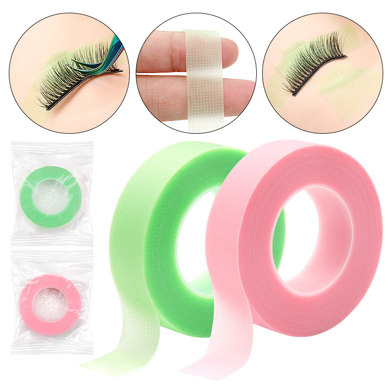Wholesale grafting eyelash color tape independent packaging PE large perforated breathable isolation tape grafting tools