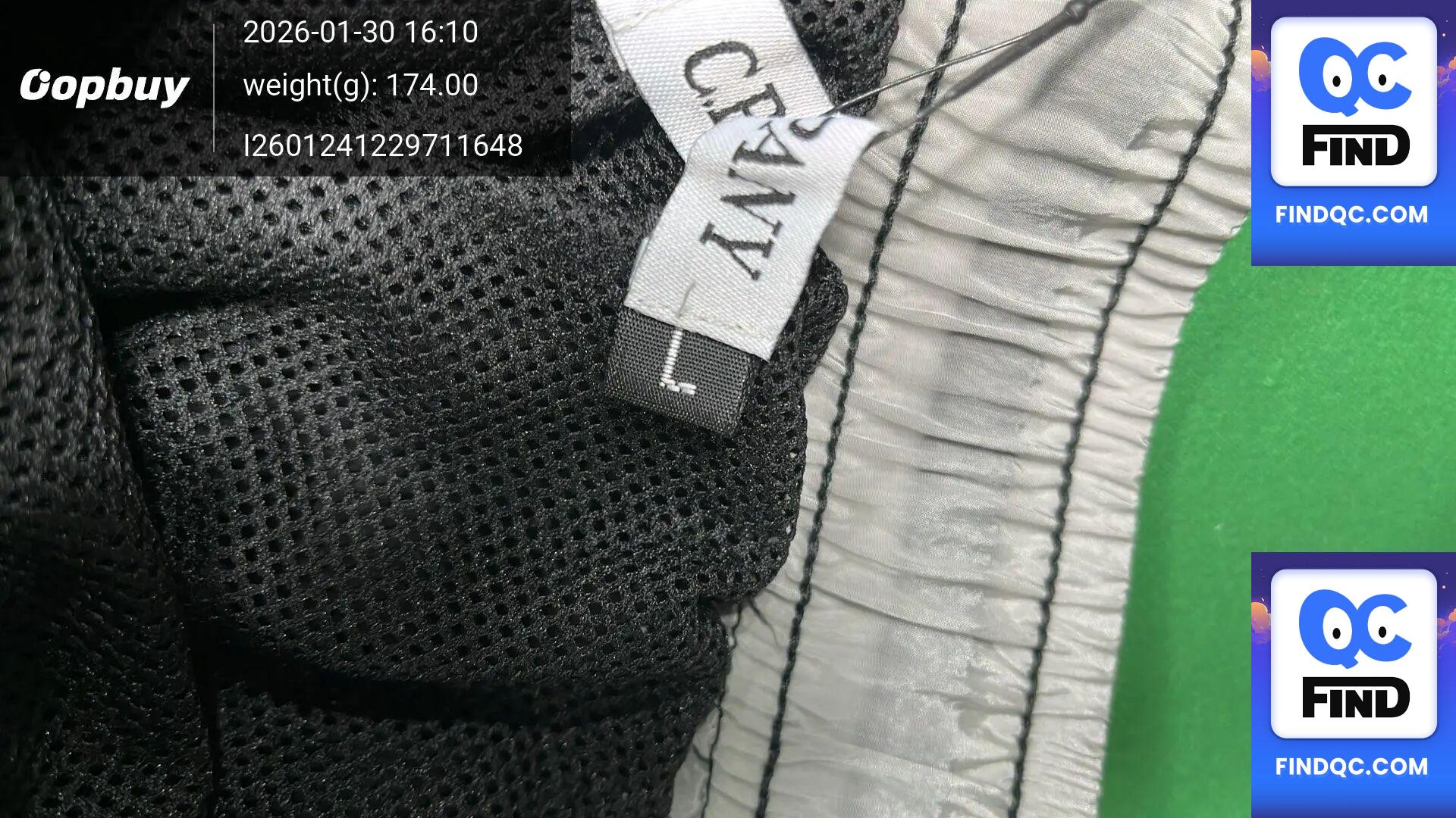 Cross-border Trade CP Tooling American Shorts Men's Pocket Lens Badge Nylon Black Summer Casual New High Street — foto QC 3