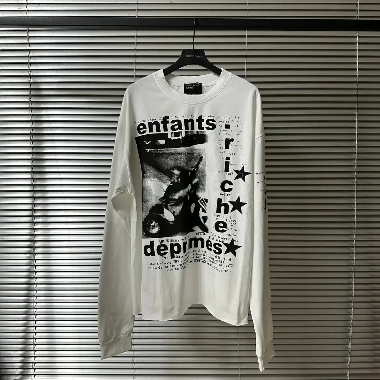 ERD Rich Young Archer Portrait Long Sleeve Niche Streetwear Slim-Fit Stylish Unisex Cleanfit Style Streetwear