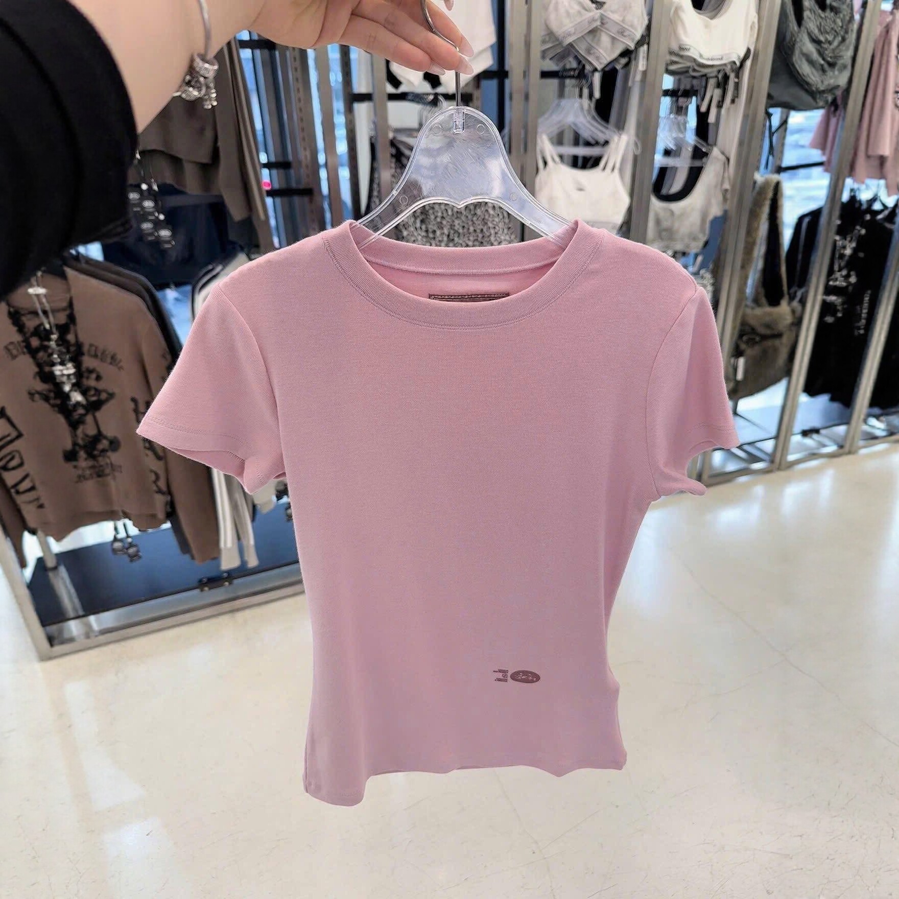 Korean Badblood Bcac Series Short-Sleeve T-Shirt for Women, American Style Spicy Girl Niche Simple Printed Top