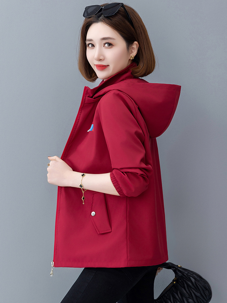 Spring Jacket for Women 2026 New Style Middle-Aged and Elderly Fashion Women's Clothing Spring and Autumn Loose Thin Double-Sided Jacket Top