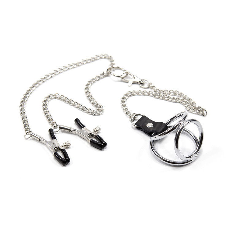 Fun breast clip male penis ring sex products conditioning supplies manufacturers direct supply hot wholesale props