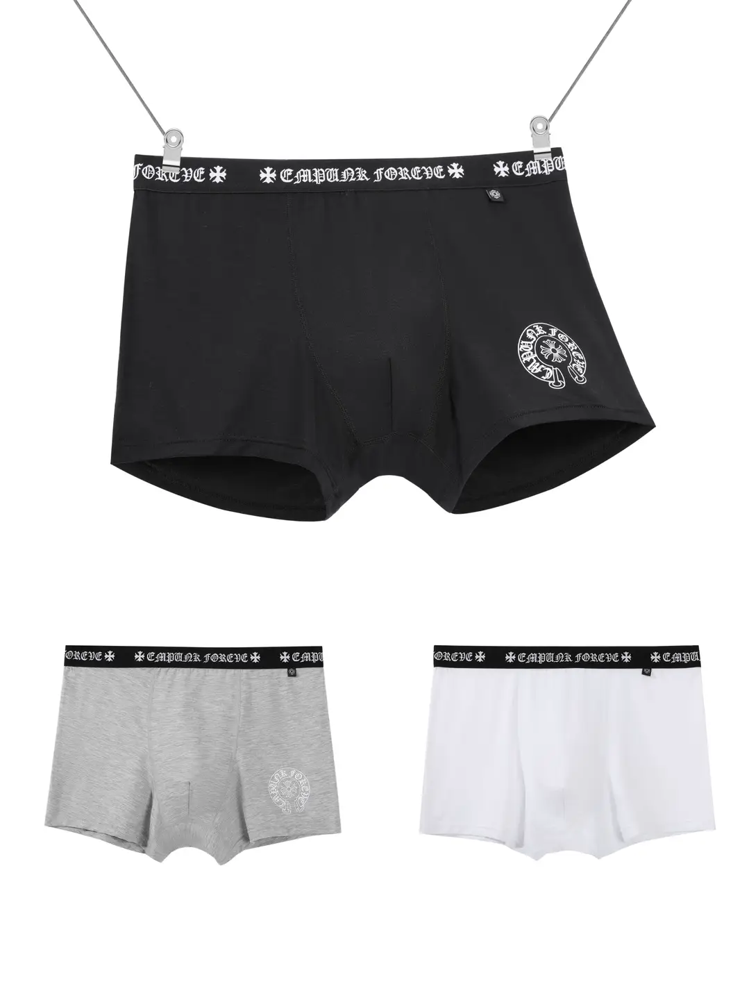 Cgyyds Cross Pattern 80-Count Austrian Lenzing Modal Quick-Drying Breathable Antibacterial Boxer Briefs
