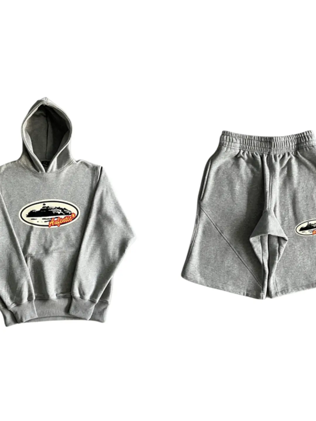 Corteiz Alcatraz Basic Shorts letter Print Hooded Sweatshirt Casual Suit Uk