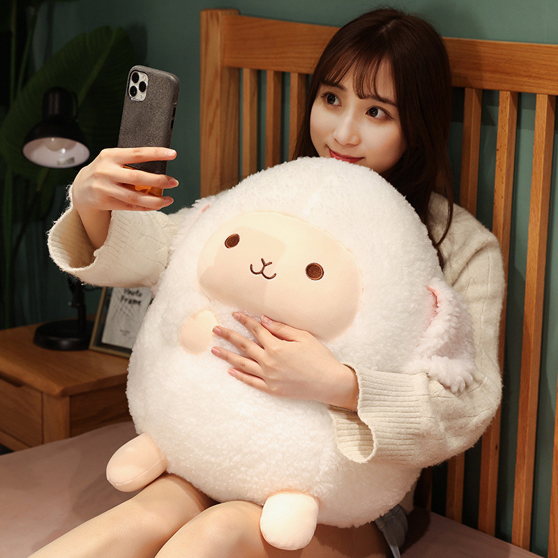Sheep Tuan Tuan Plush Toy Soft Cute Ball Sheep Pillow Small Sheep Doll Couple Creative Rag Doll Birthday Gift
