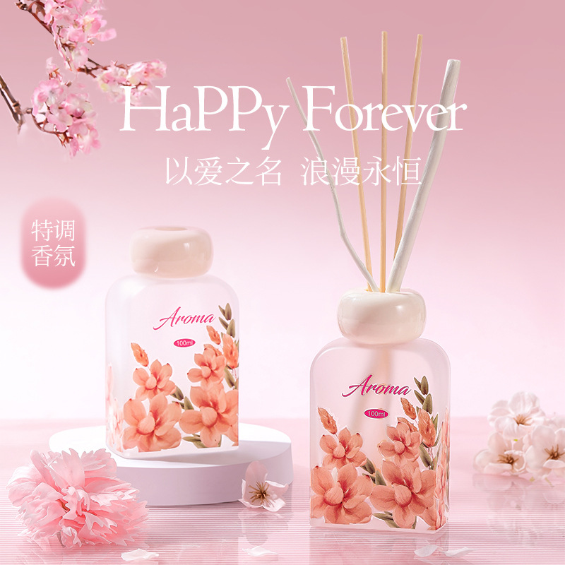 Aromatherapy Home Indoor Lasting Fragrance Bedroom Essential Oil No Fire Aromatherapy Indoor Lasting Fragrance Rattan Incense Wholesale