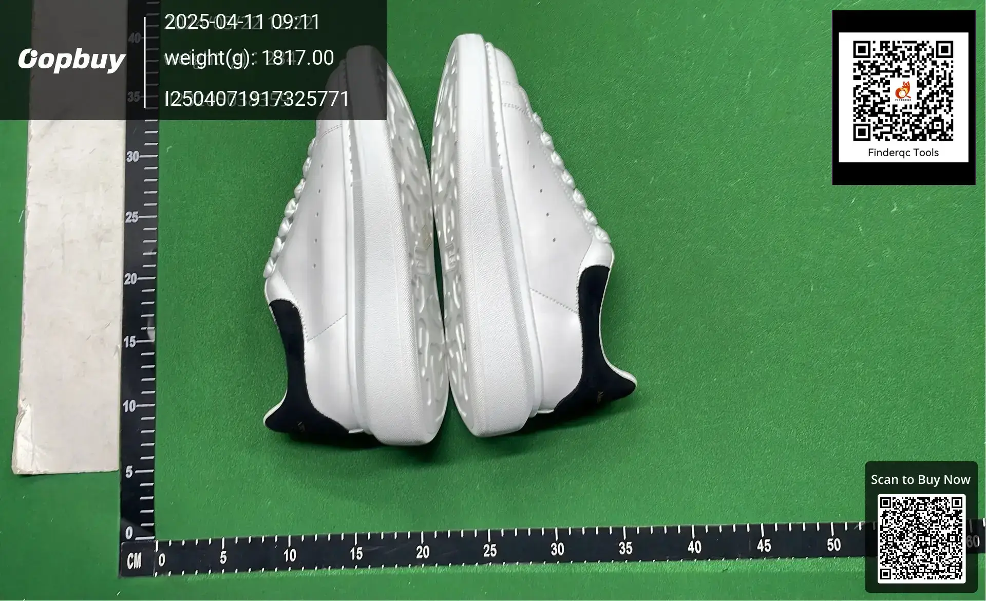 Alexander McQueen Oversized Sneaker White Black