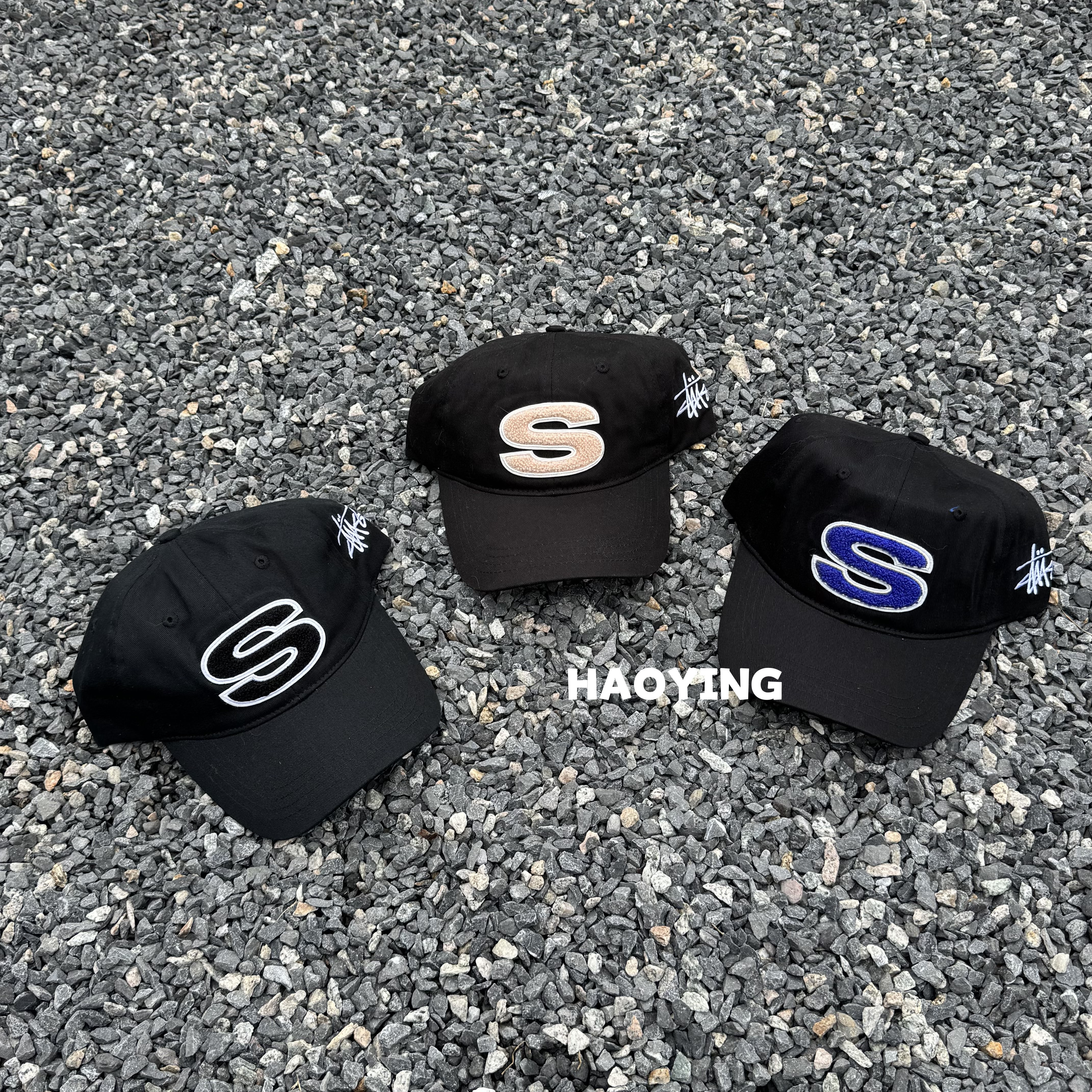 Trendy S Letter Embroidered Baseball Cap, Hip-Hop Street Style, Millennial Asian Unisex Versatile Cap Zdjęcie QC z TAOBAO na Qualit.ly