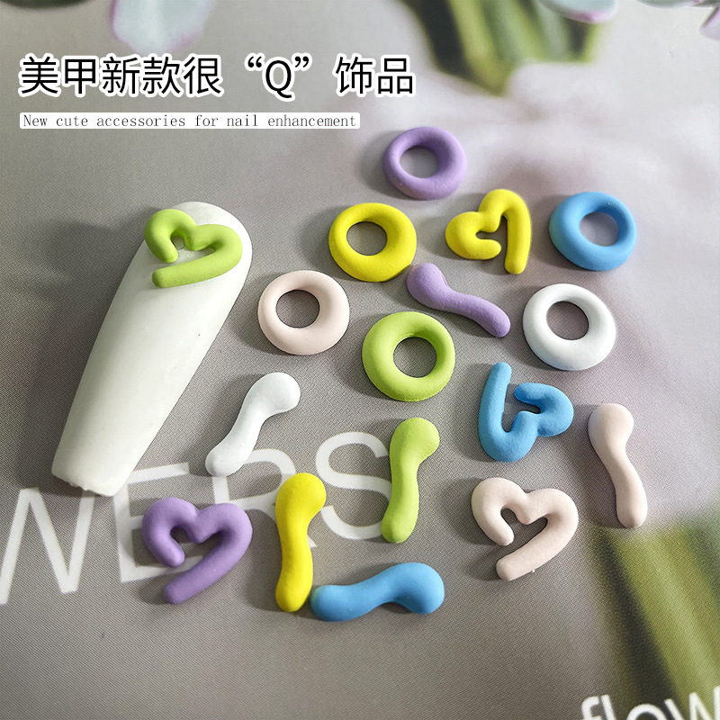 Manicure new color spray paint jewelry online celebrity love OK macaron color nail decoration pq-307