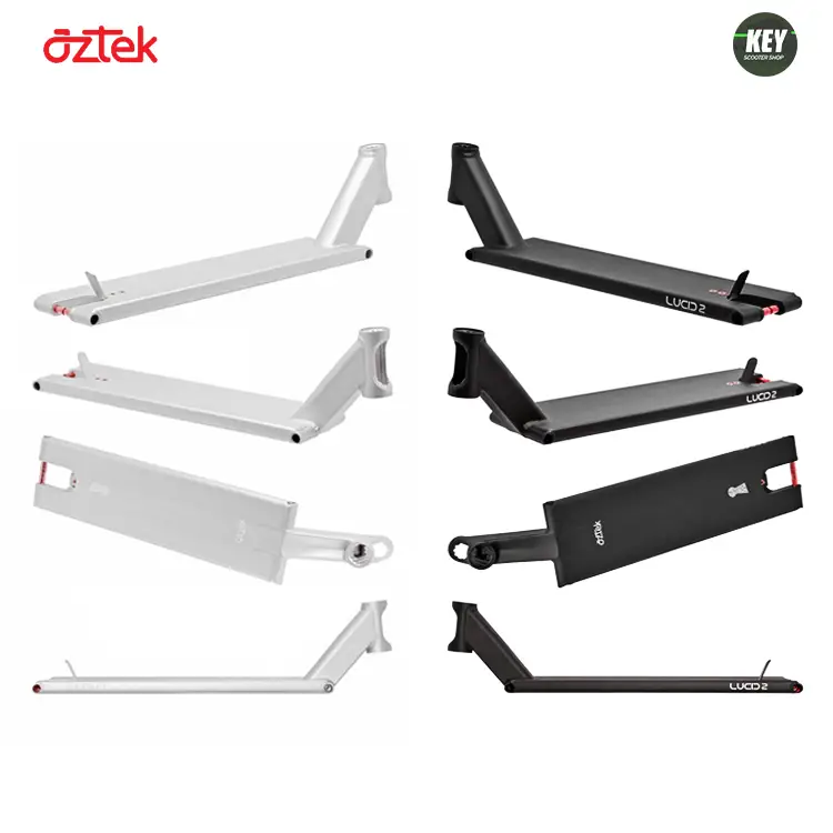 Aztek Board Bottom Lucid 2 Generation Lightweight Top with Stunt Scooter Board Bottom Key Scooter