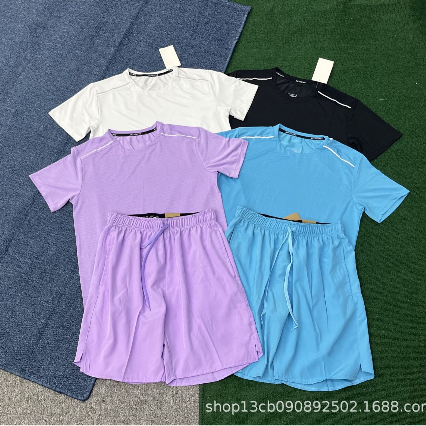 Summer Thin Quick-Drying Sports Shorts for Men, Outdoor Hiking, Fitness Training, Breathable Pants, Cycling Short-Sleeved Elastic Pants
