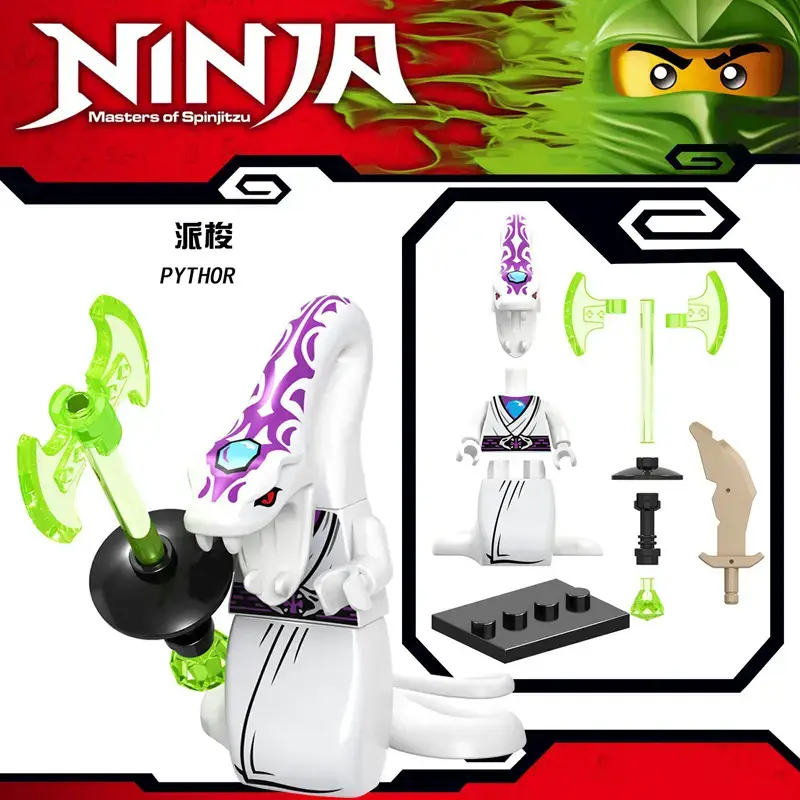 Ninjago Pythor Minifigure Building Blocks Njo220