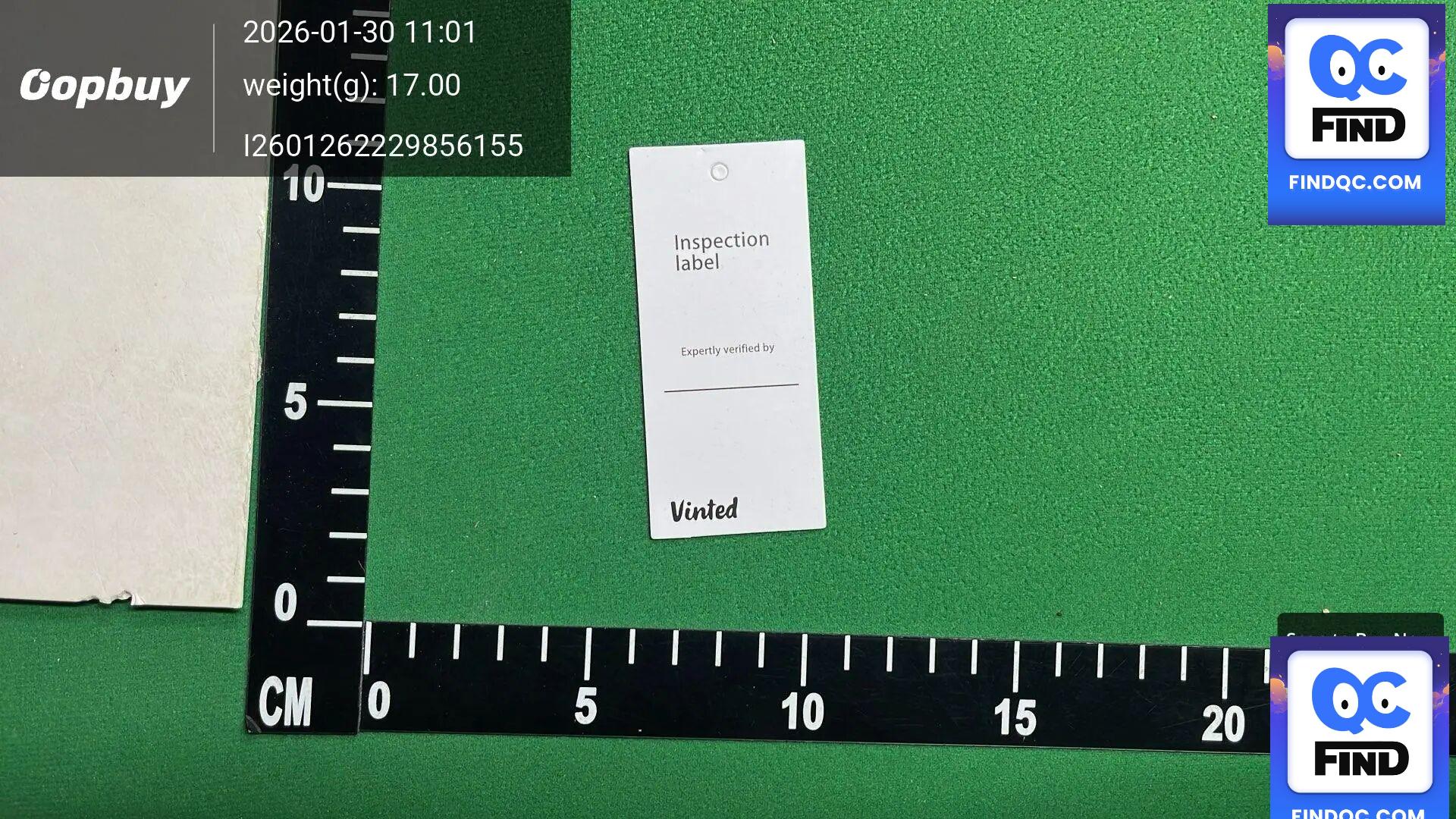 Vinted Inspection Label QC