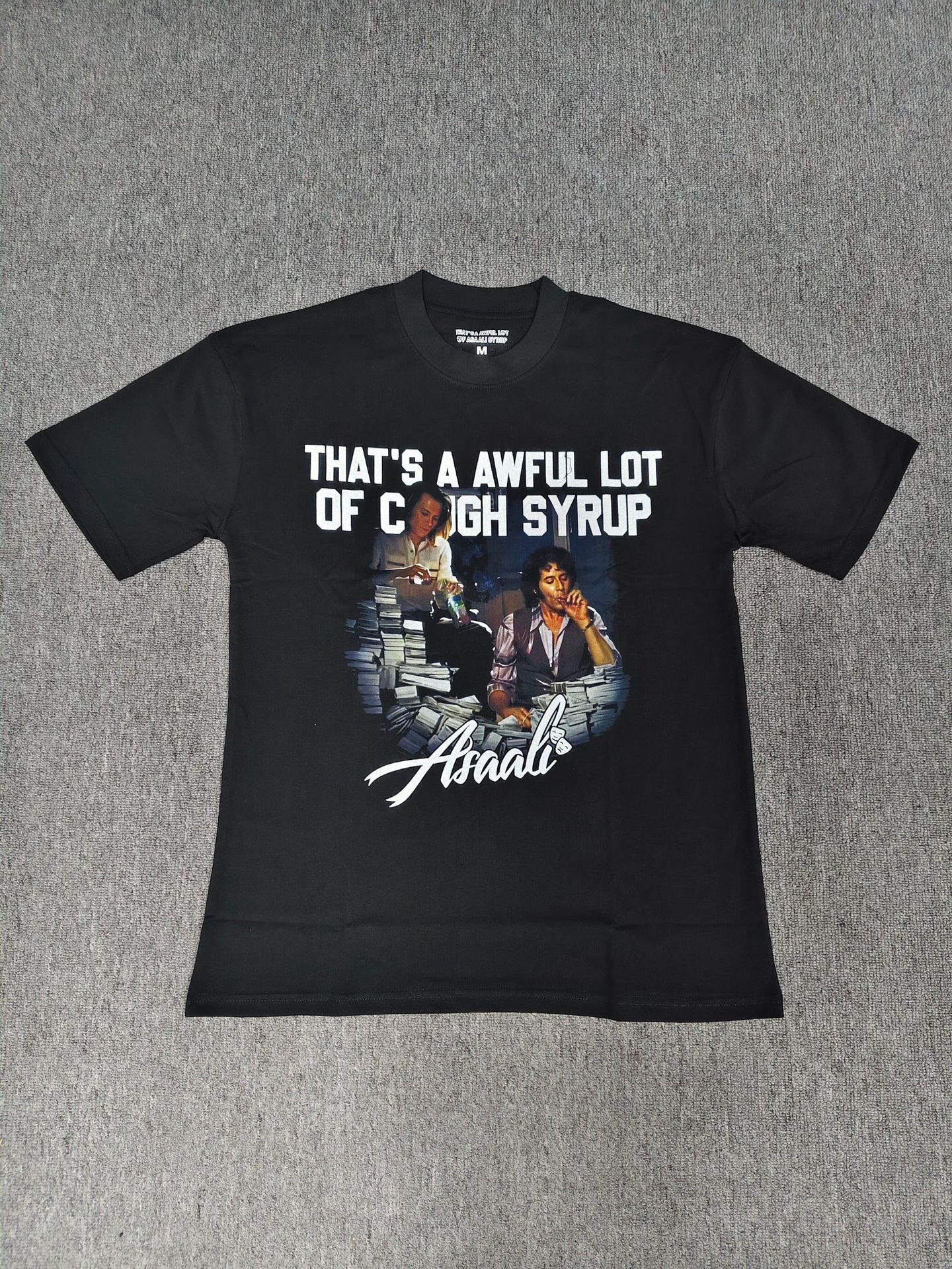 That's a Awful Lot of Cough Syrup T-Shirts Character Printed Short-Sleeved Men's T-Shirt