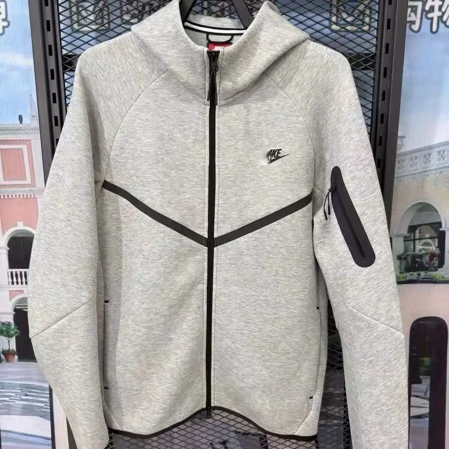 Nike Tech Fleece Full Zip Hoodie Light Smoke Grey