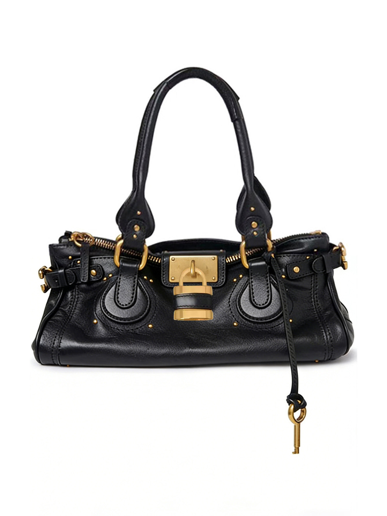 2026 New Style Tote Bag for Women, Classic Retro Lock Design Handbag, Fashionable Commuter Shoulder Bag QC-Foto von 1688 auf Qualit.ly