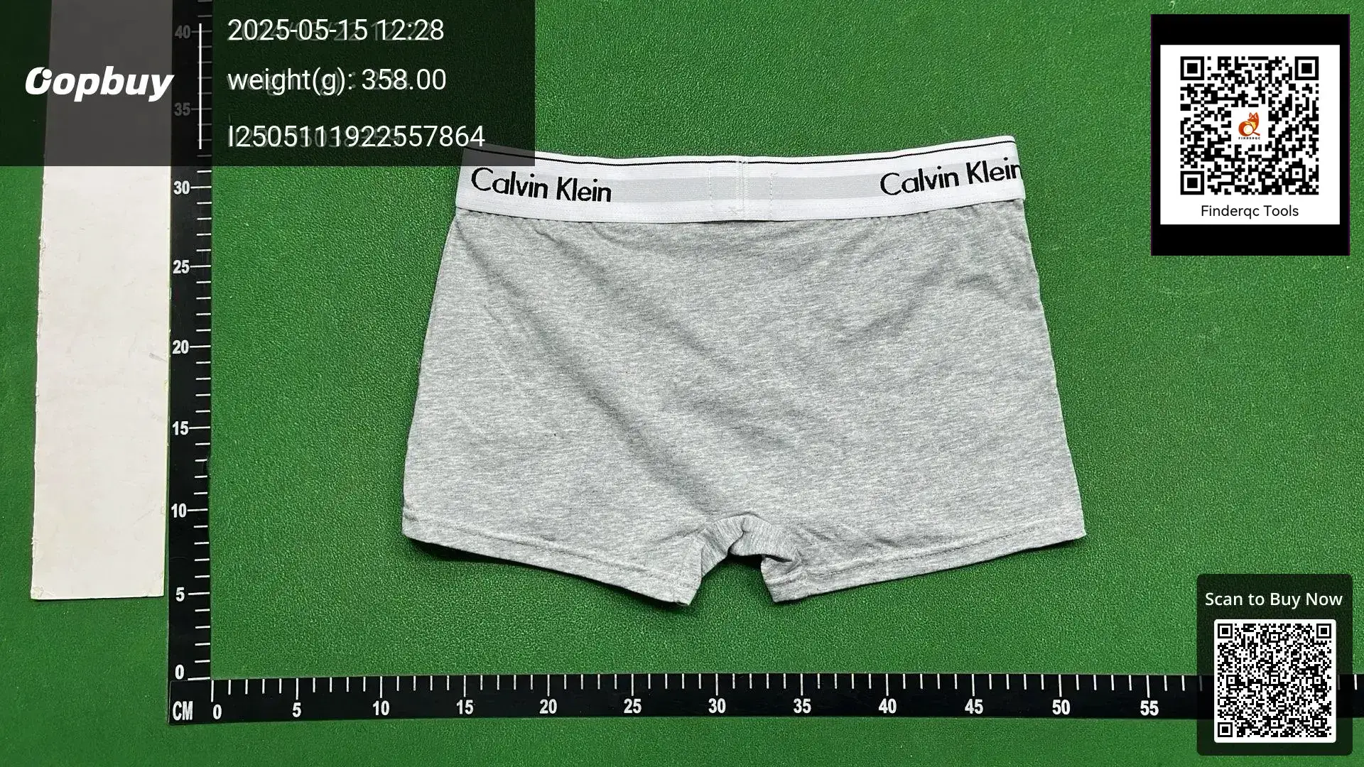Calvin Klein Men's Cotton Boxer Shorts Grey