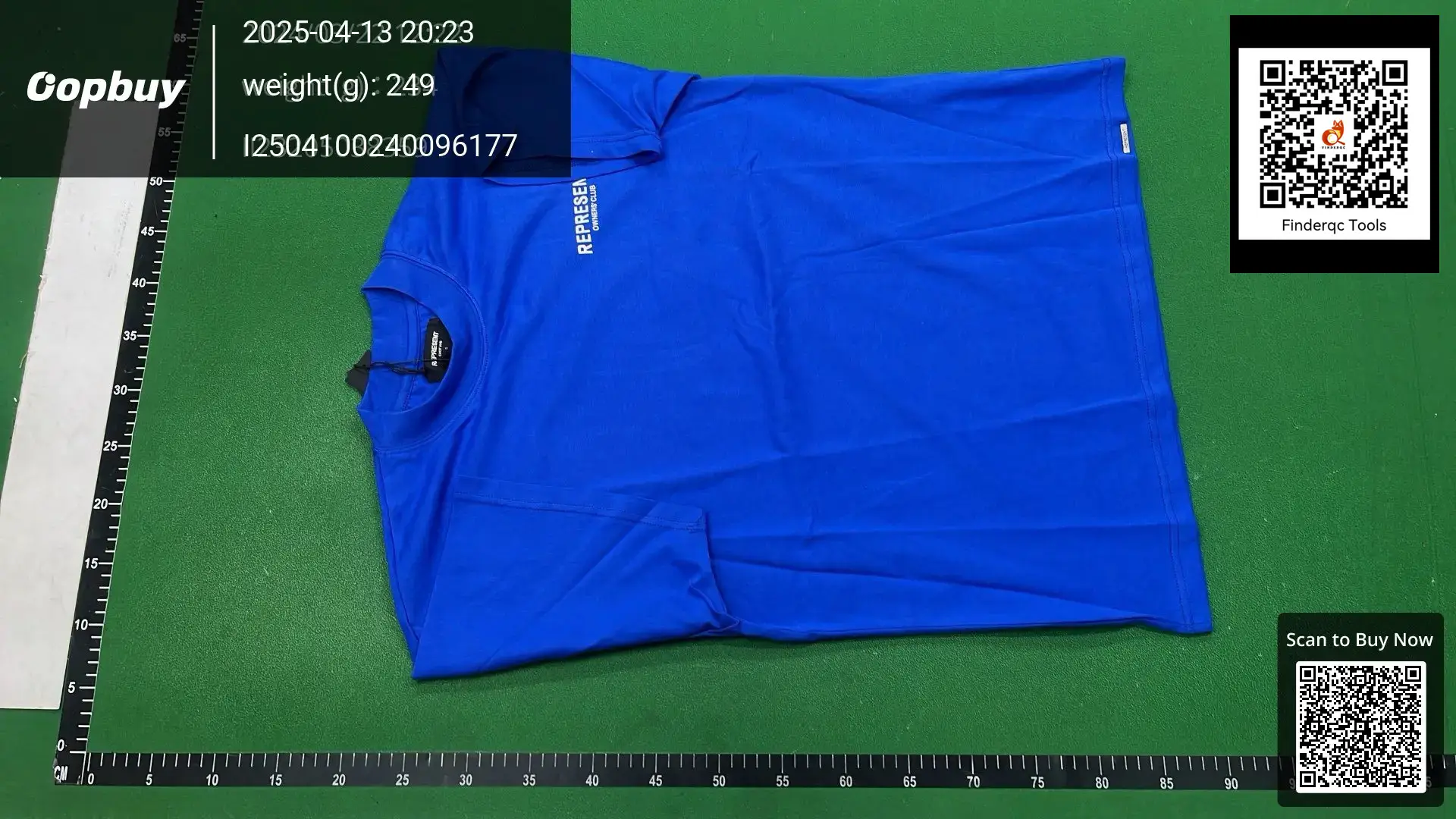 REPRESENT Owners Club T-Shirt Royal Blue
