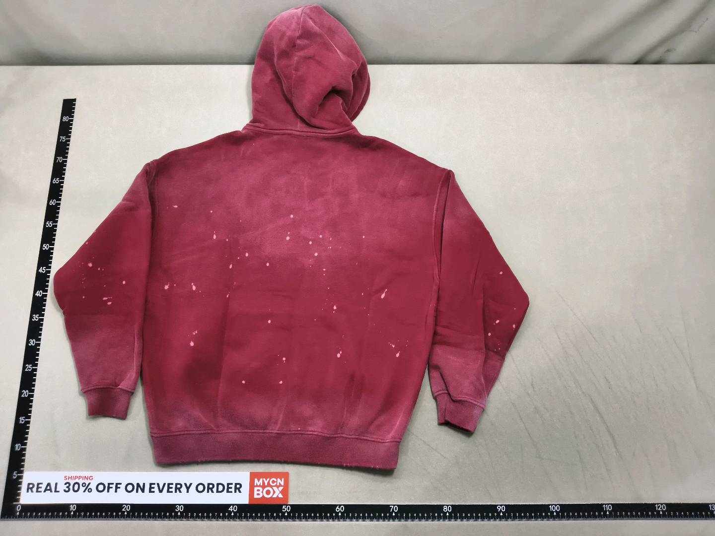 2026 Autumn and Winter New Style Distressed Wash-Out Fleece Sweatshirt and Sweatpants Set Cross-Border Supply QC