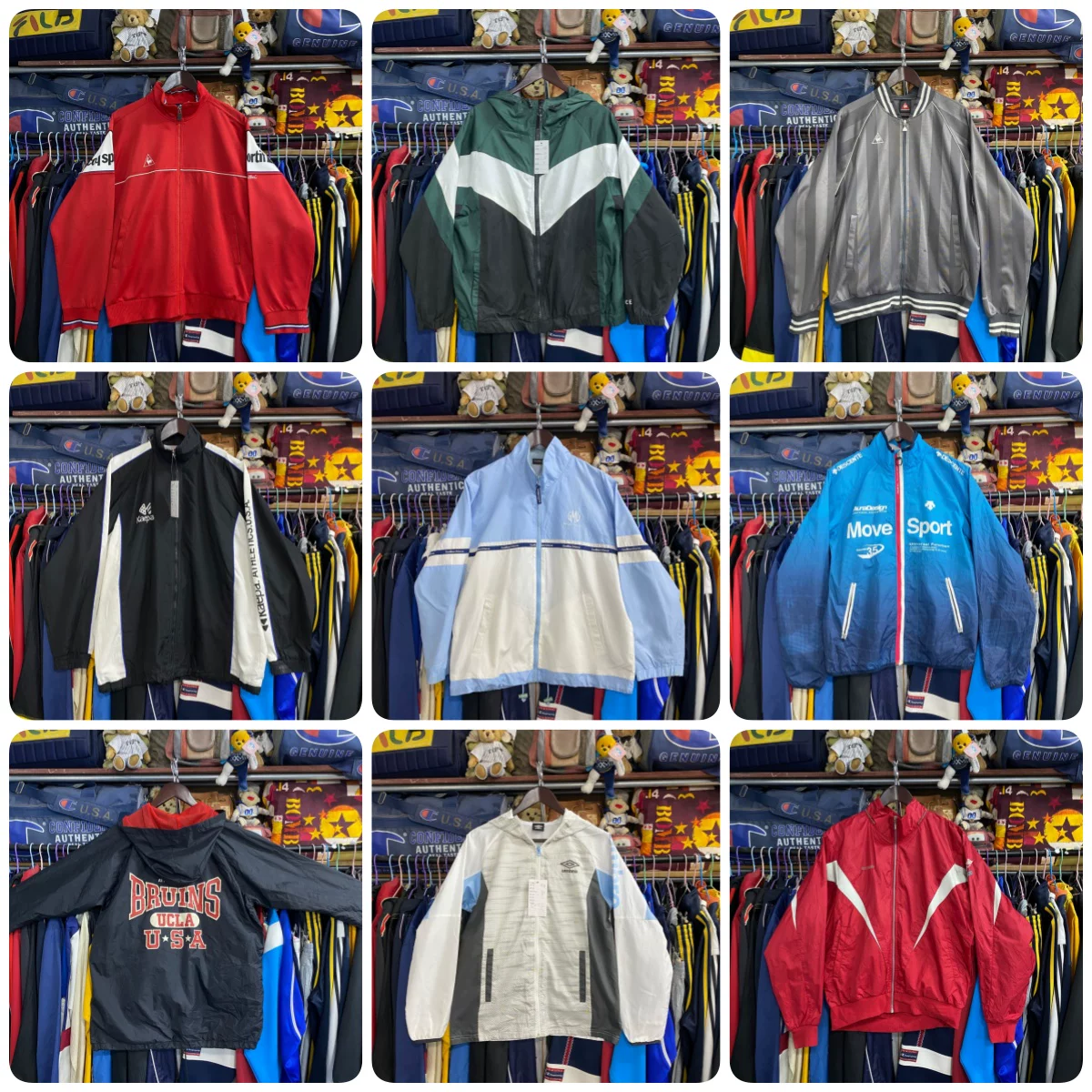 Vintage Bf Style American Casual Sports Thin Spring and Autumn Loose Jacket D206 Foto QC de TAOBAO na Qualit.ly
