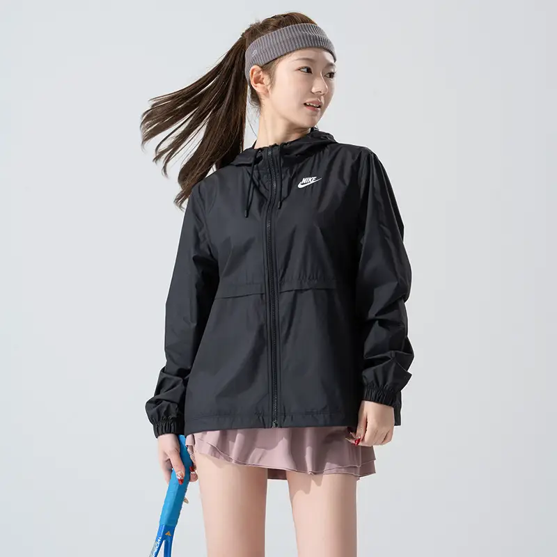 Nike Flagship Store Authentic Woven jacket Women's 2025 Spring New arrival Sportswear Outdoor Casual Outwear Dm6180