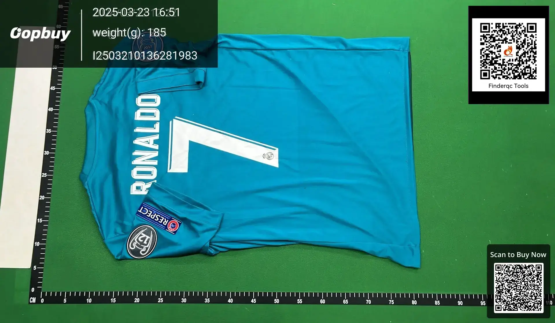 Rea lMadrid Classic Retro Real Madrid Jersey 11-18 Season No.7 Short Sleeve Football Suit Competition Top