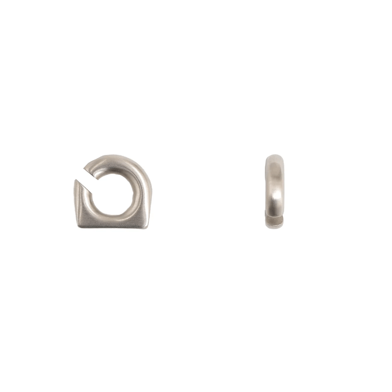 Wr - New Geometric Personality Ear Cuffs in a Self-Designed Ro Style, Simple Silver Color for Men and Women, Summer Non-Pierced Ear Clips