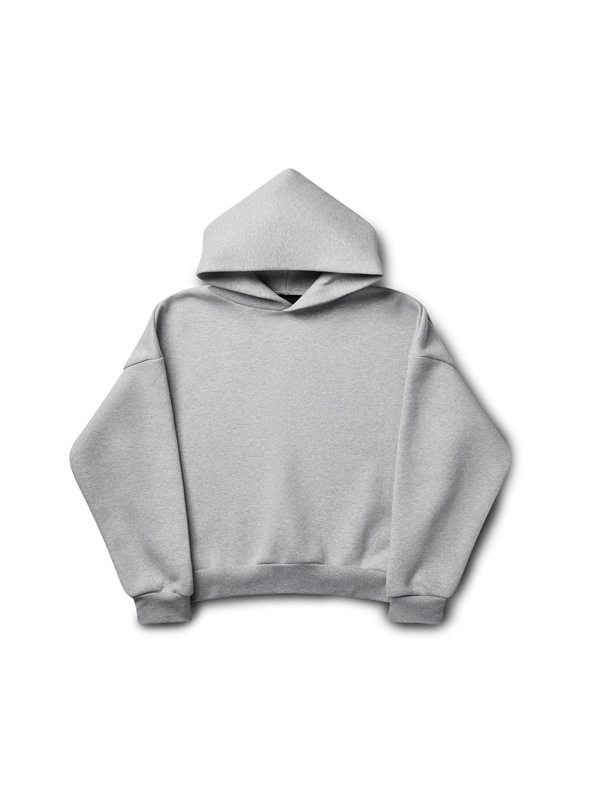 Cross-border tide brand 2024 autumn and winter basic loose fleece-lined sports men's and women's clothing tide American warm hooded in stock foto QC de 1688 en Qualit.ly