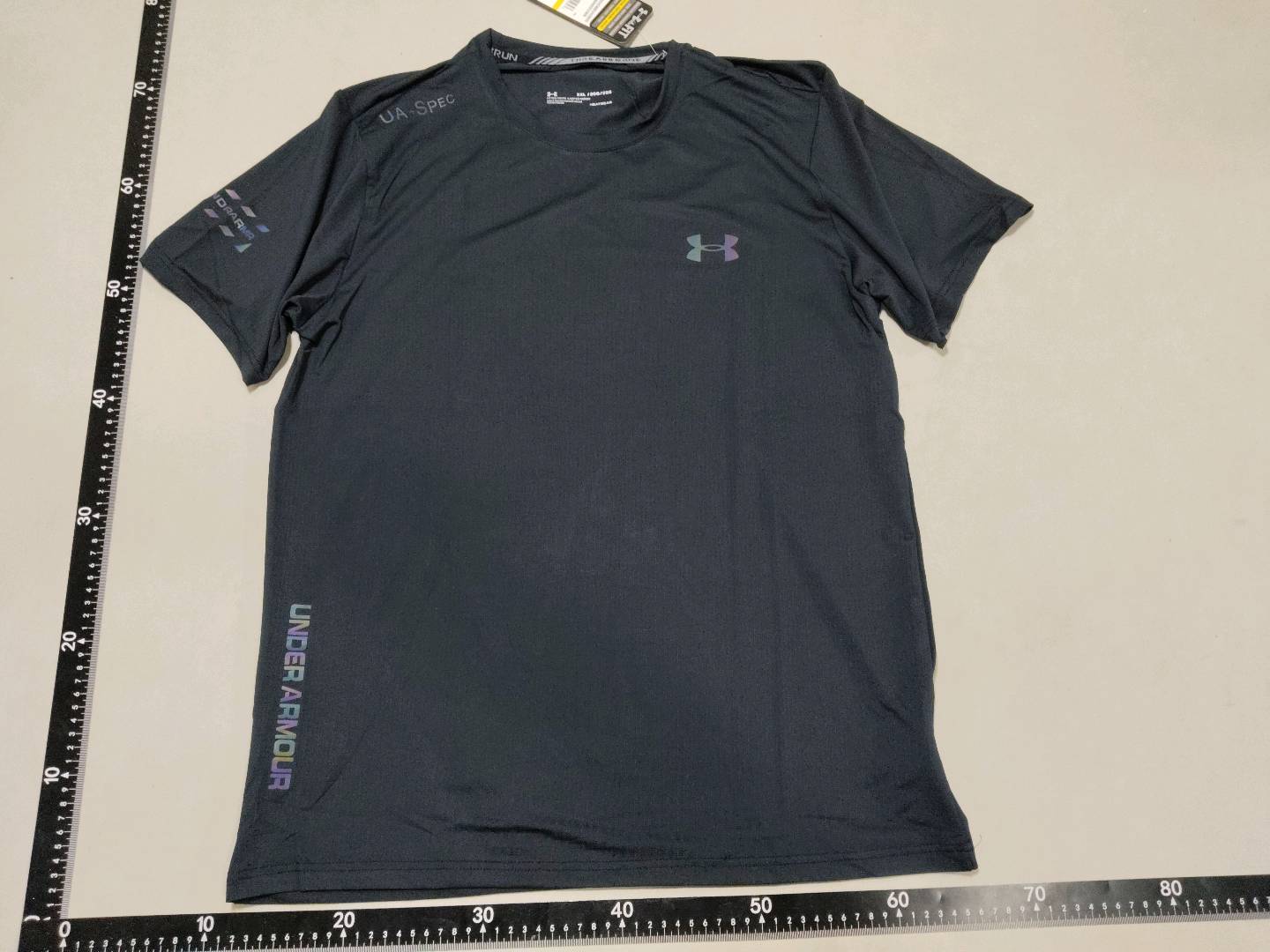 European and American Ice Silk T-Shirt Men's Quick-Drying Summer Short-Sleeved Tops Mesh Loose Large Size Half-Sleeved Breathable Sportswear QC