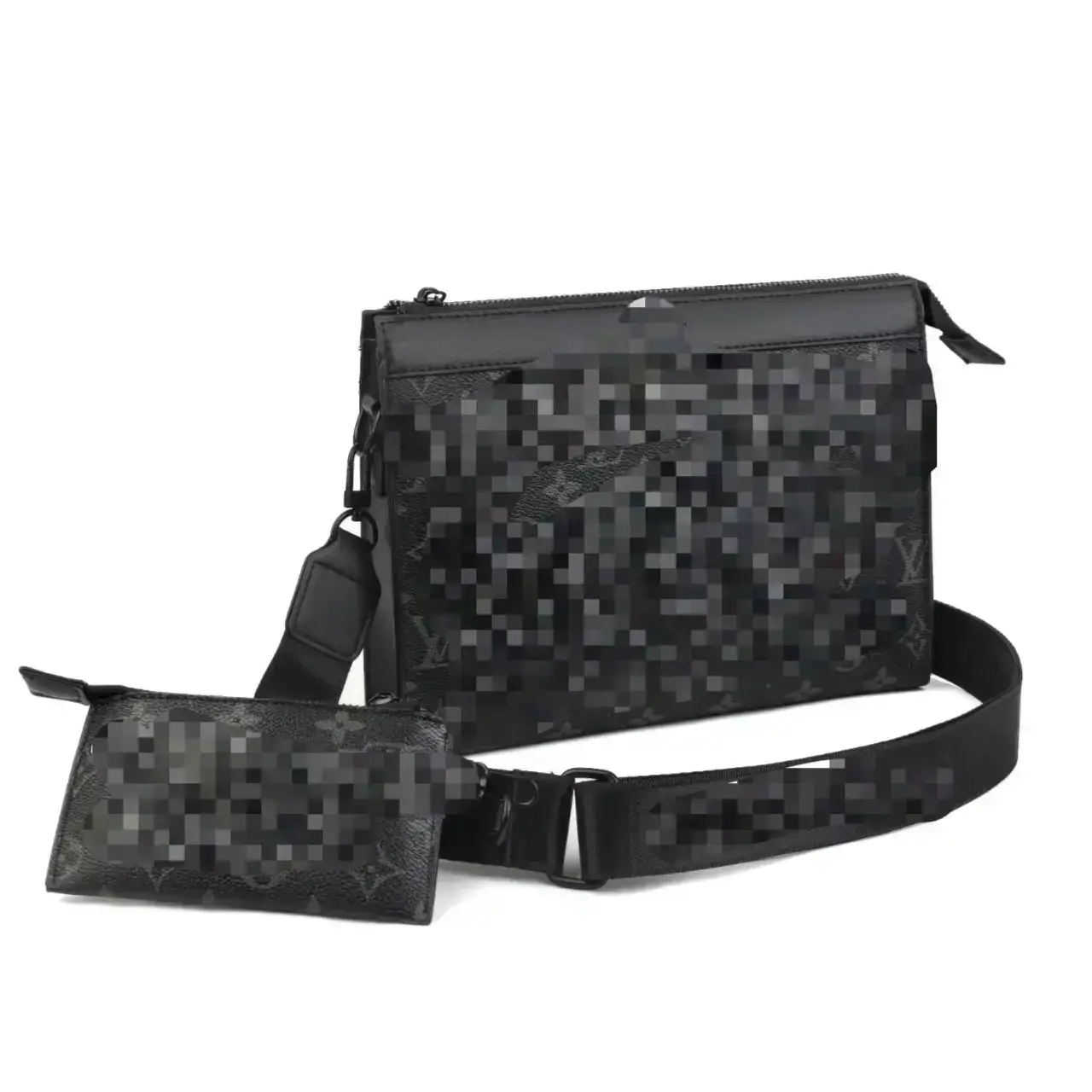 7011# Men's Shoulder Bag Multifunctional Clutch Bag Long Wallet Men's Bag Backpack Satchel