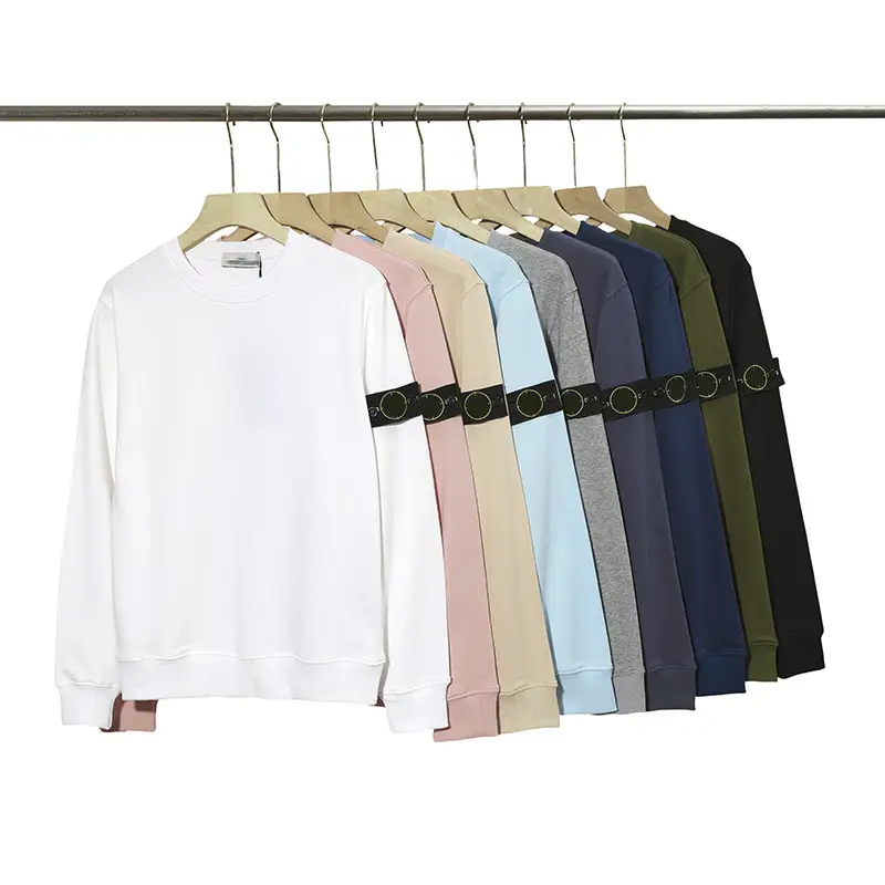 Stone New European and American Trendy Brand Unisex Classic Armband Autumn and Winter Loose Casual Fashion Sweatshirt