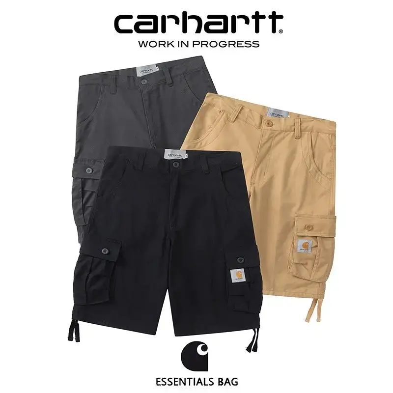 Carhartt Cargo Shorts Black Grey Khaki